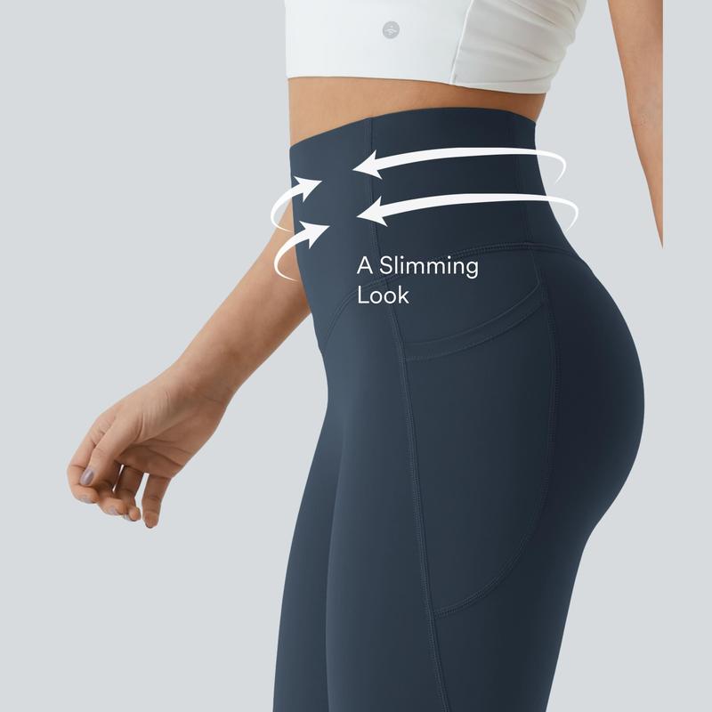 High Waisted Scrunch Butt Lifting Leggings with Tummy Control & Side Pockets