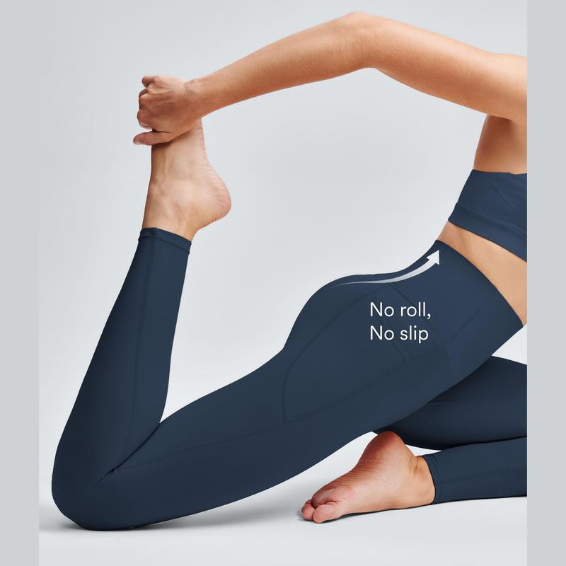 High Waisted Scrunch Butt Lifting Leggings with Tummy Control & Side Pockets