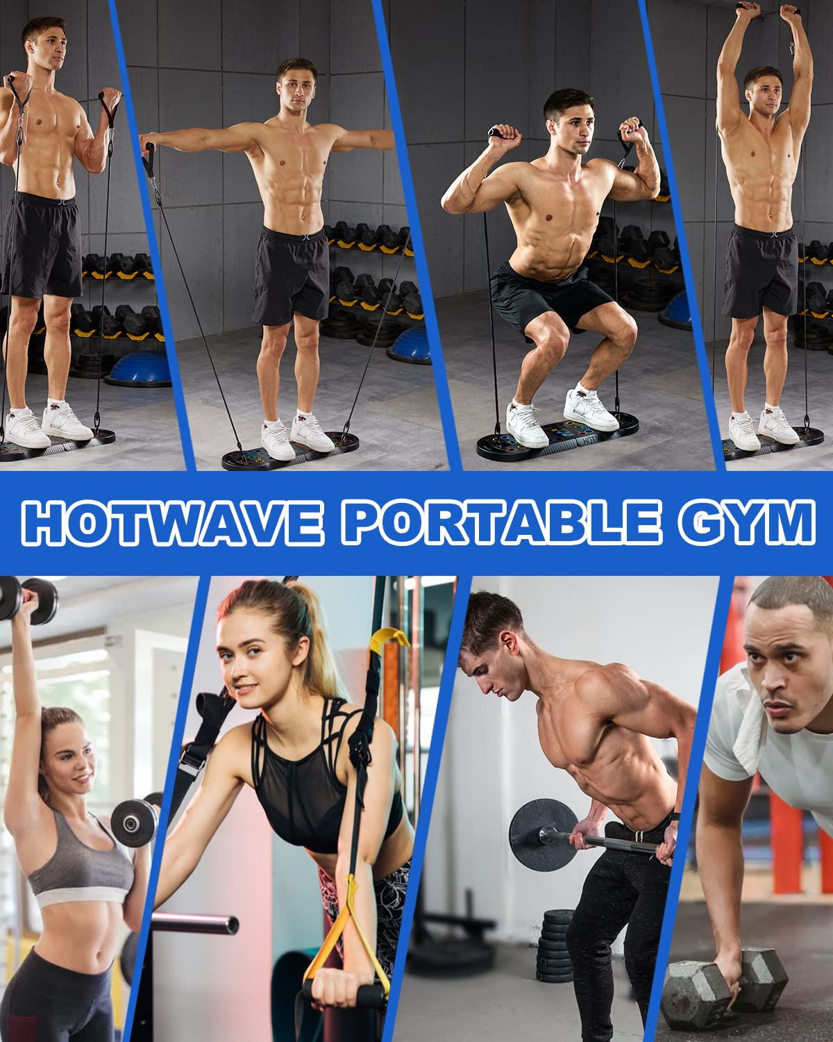20-in-1 Foldable Push Up Board – Portable Home Gym Equipment